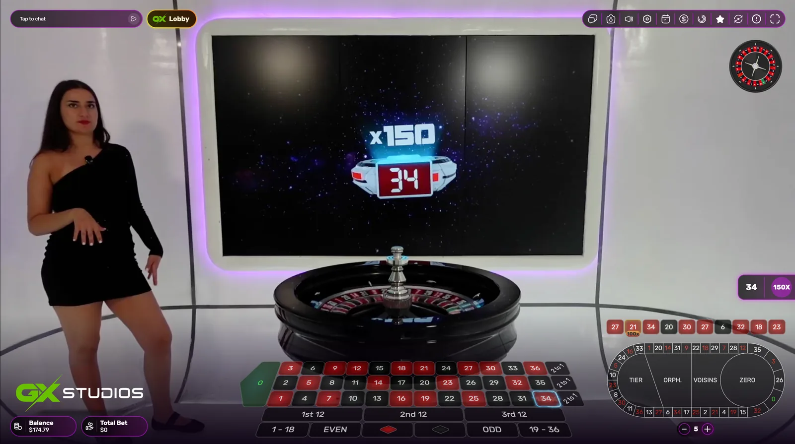 Cosmic Roulette - desktop gameplay