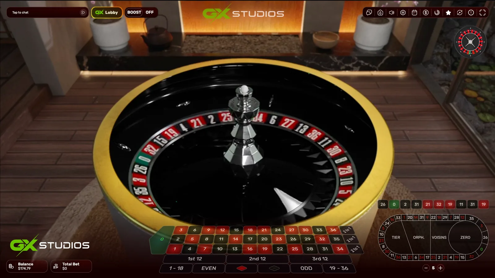 Sakura Roulette - desktop gameplay